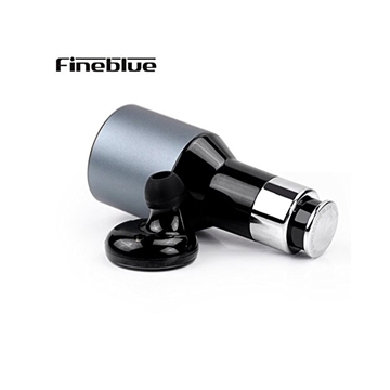 Εικόνα της Bluetooth Fineblue F-458  Ασύρματο Ακουστικό με Φορτιστή Αυτοκινήτου - Χρώμα: Ασημί
