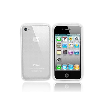 Picture of Back Cover Silicone Case for Apple iPhone 4 - Color: Clear
