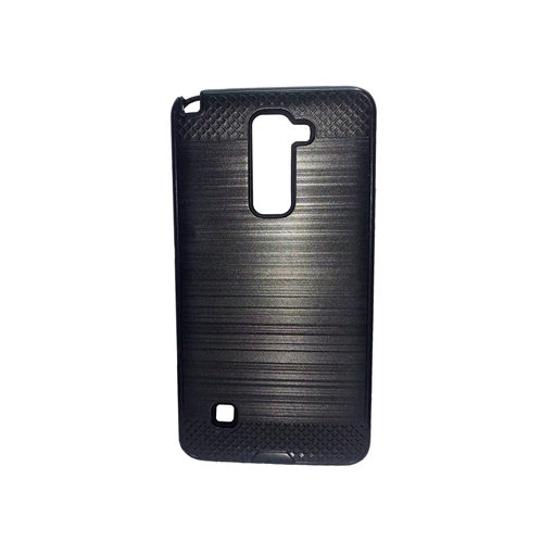 Θήκη Πλάτης Bumper Metalic Look για LG (K520) Stylus 2 - Χρώμα: Μαύρο