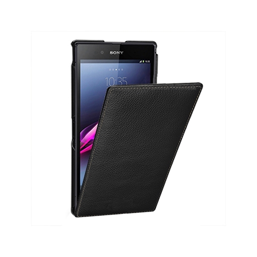 Θήκη Flip για Sony Z1 Ultra - Χρώμα: Μαύρο