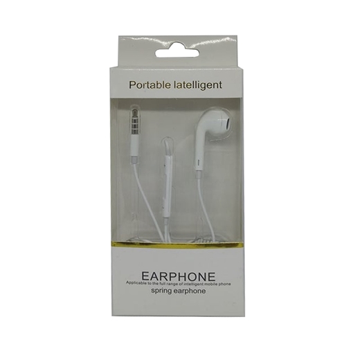 Portable latelligent spring Earphone SXTX-25A 1.8m