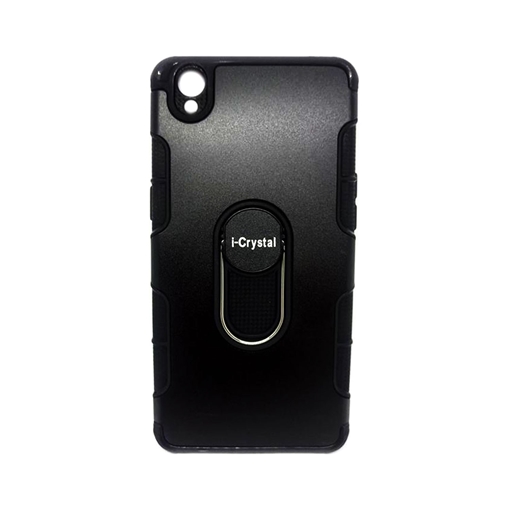 Θήκη Πλάτης I-Crystal για Oppo A37 - Χρώμα: Μαύρο