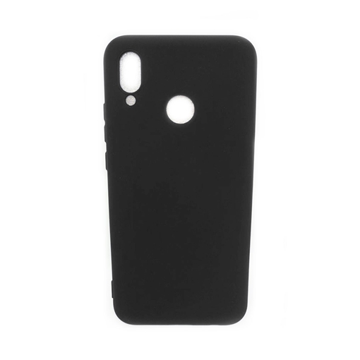 Picture of Back Cover Silicone Soft Case for Huawei P20 Lite - Color: Black