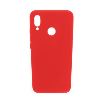 Picture of Back Cover Silicone Soft Case for Huawei P20 Lite - Color: Red