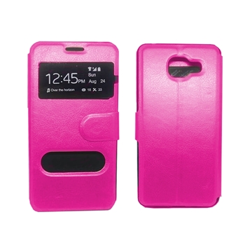 Picture of Book Case Double Window for Samsung A520F Galaxy A5 2017 - Color:Pink
