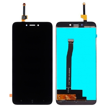 Picture of OEM LCD Complete for Xiaomi Redmi 4X - Color: Black