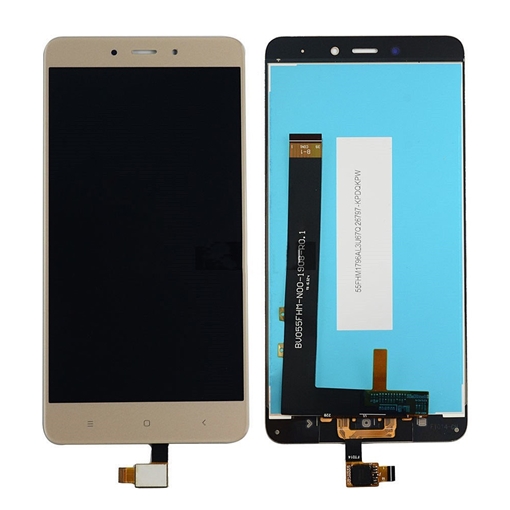Οθόνη LCD με Μηχανισμό Αφής για Xiaomi Redmi Note 4 Mediatek  - Χρώμα: Χρυσό