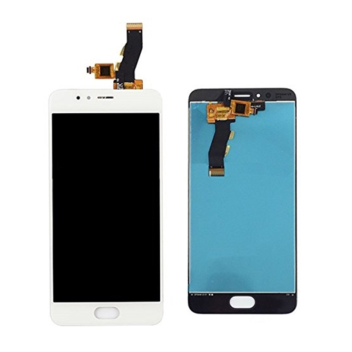 Picture of LCD Screen and Touch Digitizer for Meizu M5S - Color: White