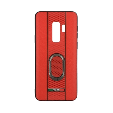 Θήκη πλάτης TPU Weimi με περιστροφικό Stand 360 για Samsung Galaxy S9 Plus (G965) - Χρώμα: Κόκκινο