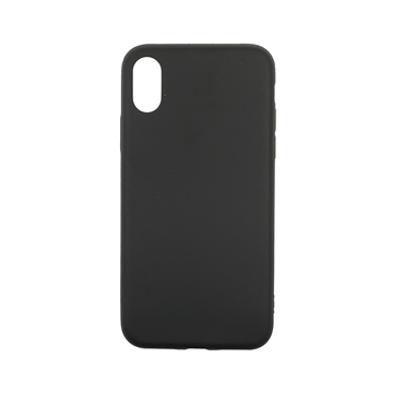 Baseus Silicon Back Cover for iPhone X/Xs - Color: Black