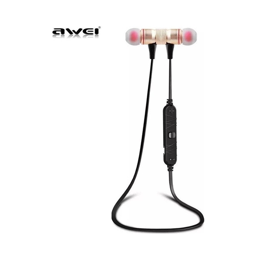 Picture of Bluetooth Awei A920 BL Wireless Sports Earphones - Color: Gold