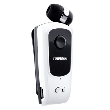 Picture of Bluetooth Fineblue F-920 Earphone Clip-On Wireless Headset - Color: White