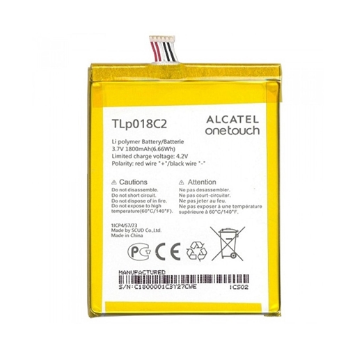 Picture of Battery Alcatel TLP018C2 for OT6033 Idol Ultra 4.2V 1800mAh