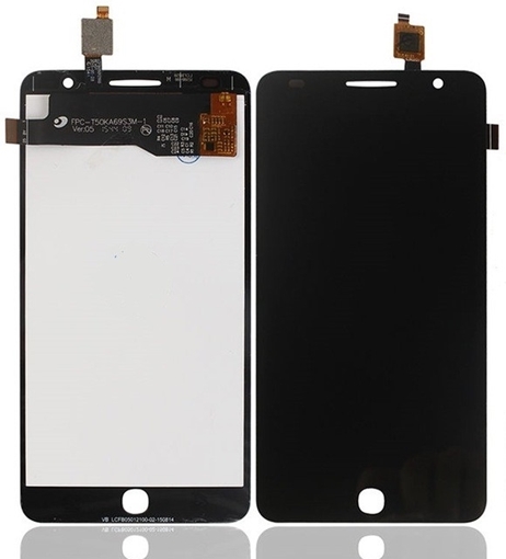 Picture of LCD Screen and Touch Digitizer with Alcatel One Touch Pop Star 5022D
