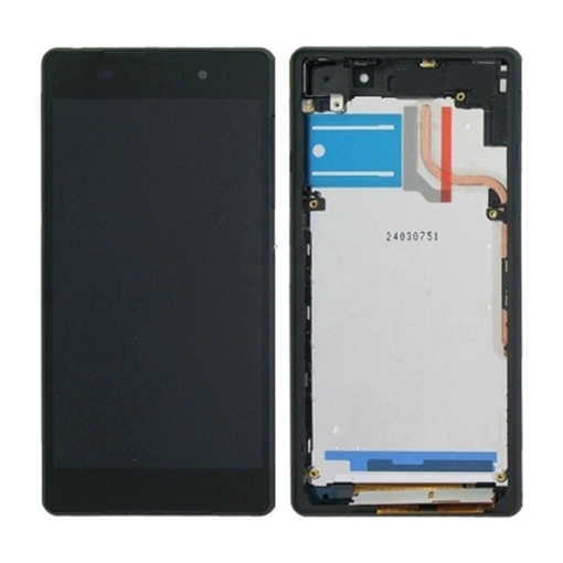 Οθόνη LCD με Μηχανισμό Αφής και Πλαίσιο για Sony Xperia Z2 (D6503) - Χρώμα: Μαύρο