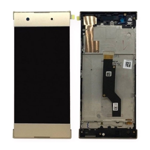 Picture of LCD Complete with Frame for Sony Xperia XA1 - Color: Gold