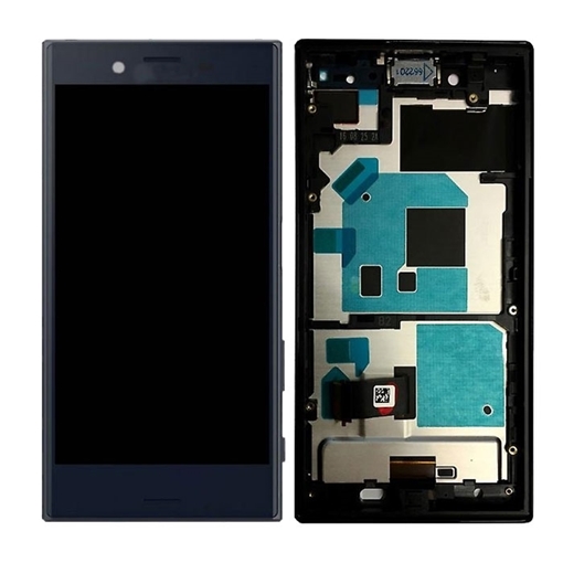 Οθόνη LCD με Μηχανισμό Αφής και Πλαίσιο για Sony X Compact (F5321) - Χρώμα: Μαύρο