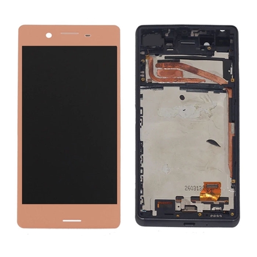 Picture of LCD Complete with Frame for Sony Xperia X (F5121) - Color: Rose Gold