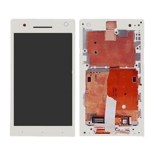 Οθόνη LCD με Μηχανισμό Αφής και Πλαίσιο για Sony Xperia S Lt26 - Χρώμα: Λευκό