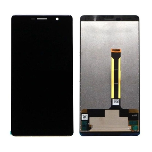 Οθόνη LCD με Μηχανισμό Αφής για Nokia 7 Plus - Χρώμα: Μαύρο