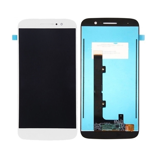 Οθόνη LCD με Μηχανισμό Αφής Assembly για Motorola XT1663 Moto M - Χρώμα: Λευκό