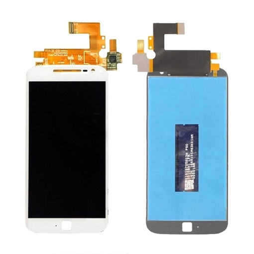 Οθόνη LCD με Μηχανισμό Αφής Assembly για Motorola XT1641 Moto G4 Plus - Χρώμα: Λευκό