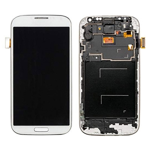 Οθόνη LCD με Μηχανισμό Αφής Assembly με Πλαίσιο για Samsung Galaxy S4 i9505 (OEM) - Χρώμα: Λευκό