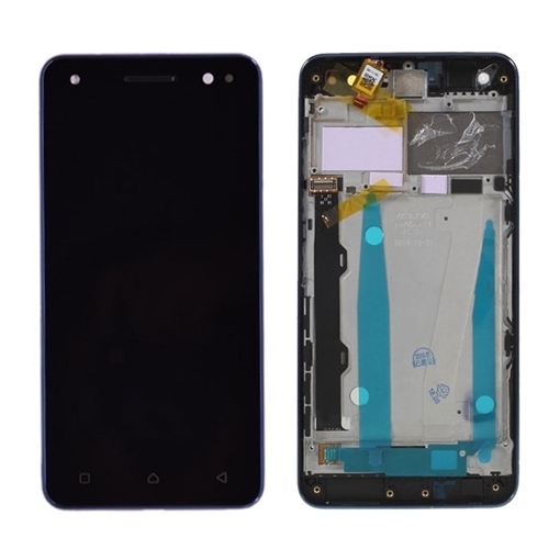Picture of LCD Complete with Blue Frame for Lenovo Vibe S1 Lite(S1LA40) - Color: Black