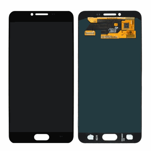 Picture of OLED LCD Complete for Samsung Galaxy C5 C5000 (OEM) - Color: Black