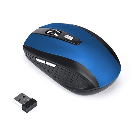 Ασύρματο Ποντίκι με USB Δέκτη 2.4GHz - Χρώμα : Μπλε