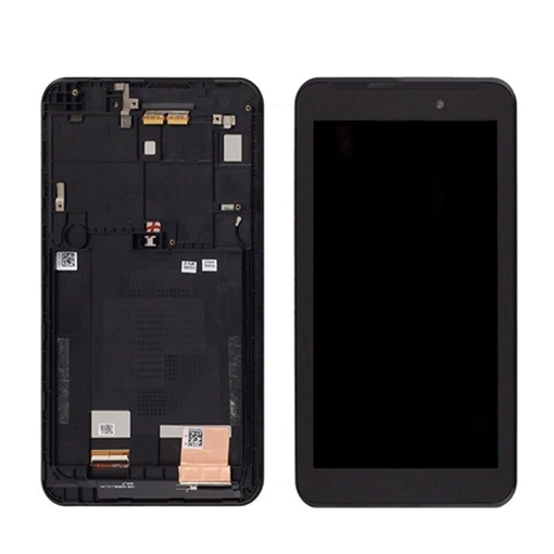 Οθόνη LCD με Μηχανισμό Αφής και Πλαίσιο για Asus Tab ME170-PhonePad 7 - Χρώμα: Μαύρο