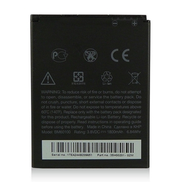 Picture of Battery HTC  BM60100 BA S890 T528 for One SV Desire500 1800mAh