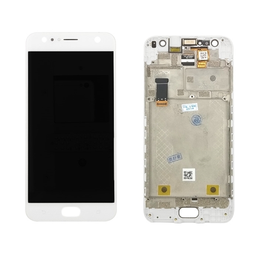 Οθόνη LCD με Μηχανισμό Αφής Assembly με Πλαίσιο για Asus ZD553KL ZenFone 4 Selfie - Χρώμα: Λευκό