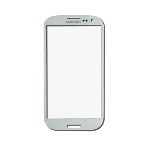 Τζαμάκι οθόνης Lens για Samsung I9300 S3 - Χρώμα: Λευκό