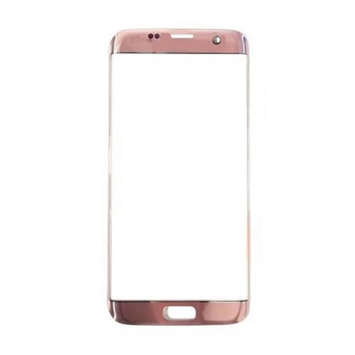 Τζαμάκι οθόνης Lens για Samsung G935 S7 Edge - Χρώμα: Ροζ