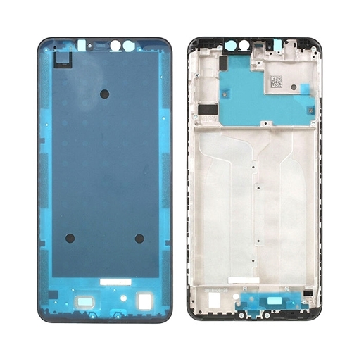 Μπροστινό Πλαίσιο Οθόνης Front LCD Frame για Xiaomi Redmi Note 6 Pro - Χρώμα: Μαύρο