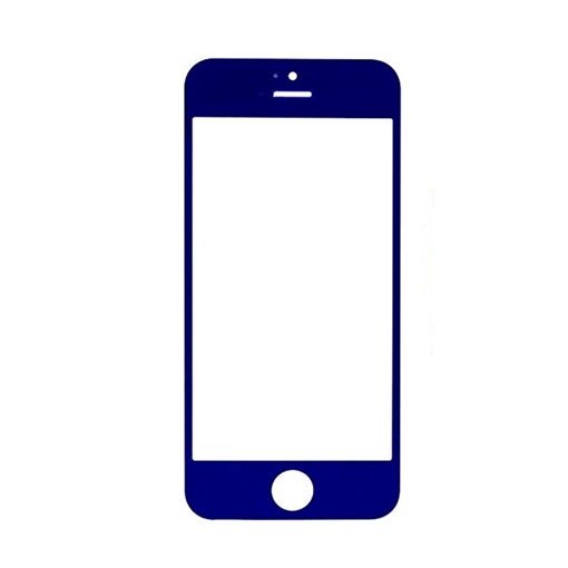  Τζαμάκι οθόνης Lens για iPhone 5G - Χρώμα: Σκούρο Μπλε
