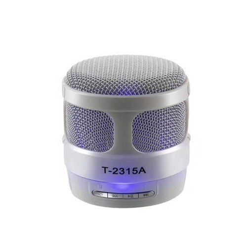 T-2315A Flash led light mini speaker bluetooth with FM radio function