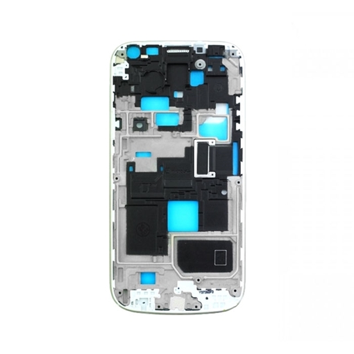 Μπροστινό Πλαίσιο Οθόνης Front LCD Frame για Samsung i9195 Galaxy S4 Mini - Χρώμα: Ασημί