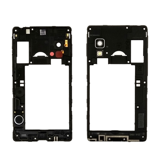 Μεσαίο Πλαίσιο Middle Frame με Μεγάφωνο για LG E460 - Χρώμα: Μαύρο
