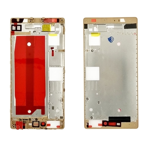 Μπροστινό Πλαίσιο Οθόνης LCD Front Frame για Huawei P8 - Χρώμα: Χρυσό