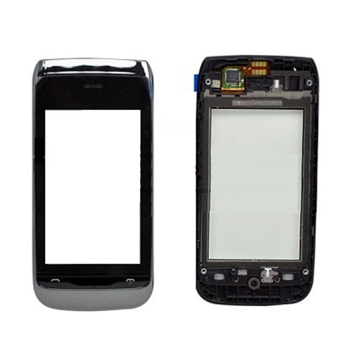 Μηχανισμός Αφής Touch Screen για Nokia Asha 308/309 - Χρώμα: Μαύρο