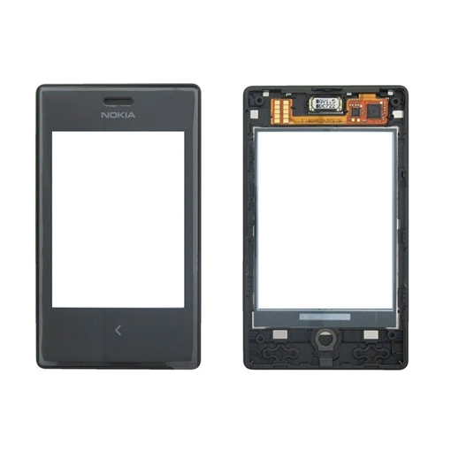 Μηχανισμός Αφής Touch Screen για Nokia Lumia 503 Με Πλαίσιο - Χρώμα: Μαύρο