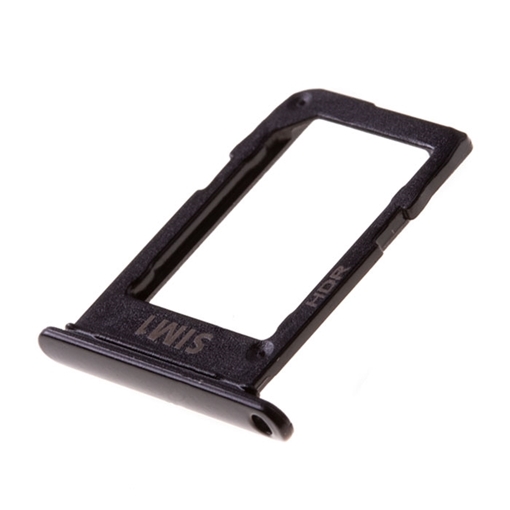 Υποδοχή Κάρτας Single SIM (SIM Tray) για Samsung Galaxy J4 Plus J415F / J6 Plus J610F - Χρώμα: Μαύρο