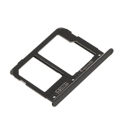 Picture of Single SIM and SD Tray for Samsung Galaxy A9 Pro 2016 A910F - Color: Black