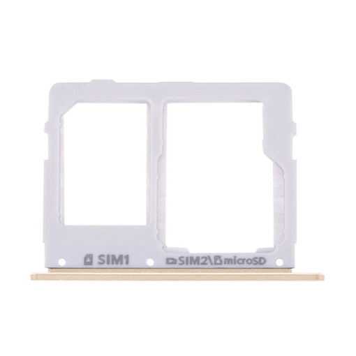 Picture of Dual SIM and Micro SD Tray for Samsung Galaxy C5 C5000 / Galaxy C7 C7000 - Color: Gold