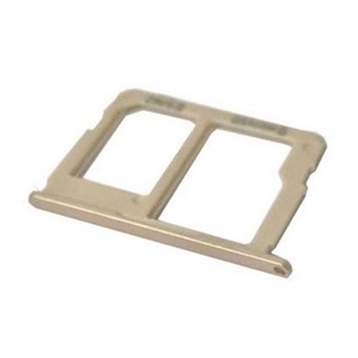 Picture of SIM 2 and SD Tray for Samsung Galaxy J7 Prime G610F - Color: Gold
