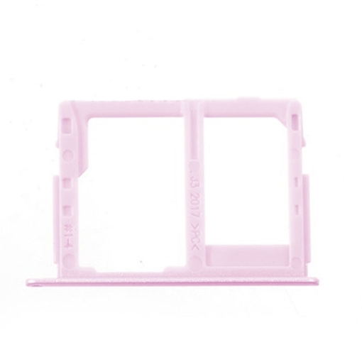 Picture of SIM Tray Dual SIM and SD for Samsung J330F Galaxy J3 2017/J530F Galaxy J5 2017/J730F Galaxy J7 2017 - Color: Pink