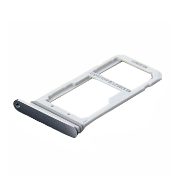 Εικόνα της Υποδοχή Κάρτας Dual SIM και SD (SIM Tray) για Samsung Galaxy S7 Edge G935F - Χρώμα: Μαύρο