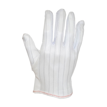 Picture of ESD Antistatic Gloves Size: Large - Color: White